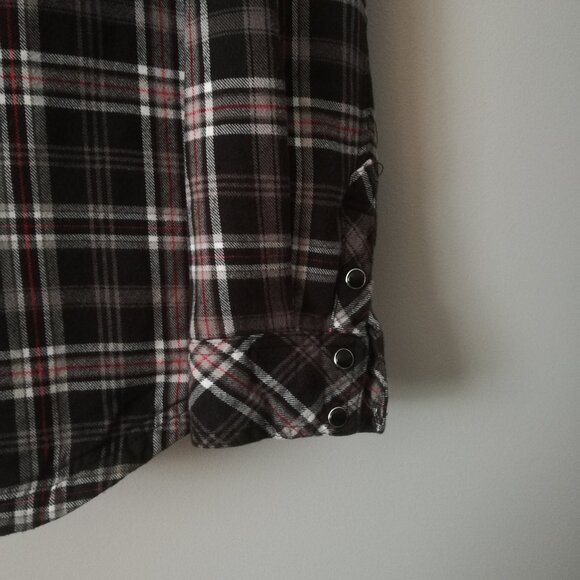 Lady Hathaway Checkered Lined Warm Shirt Size L - Picture 5 of 10